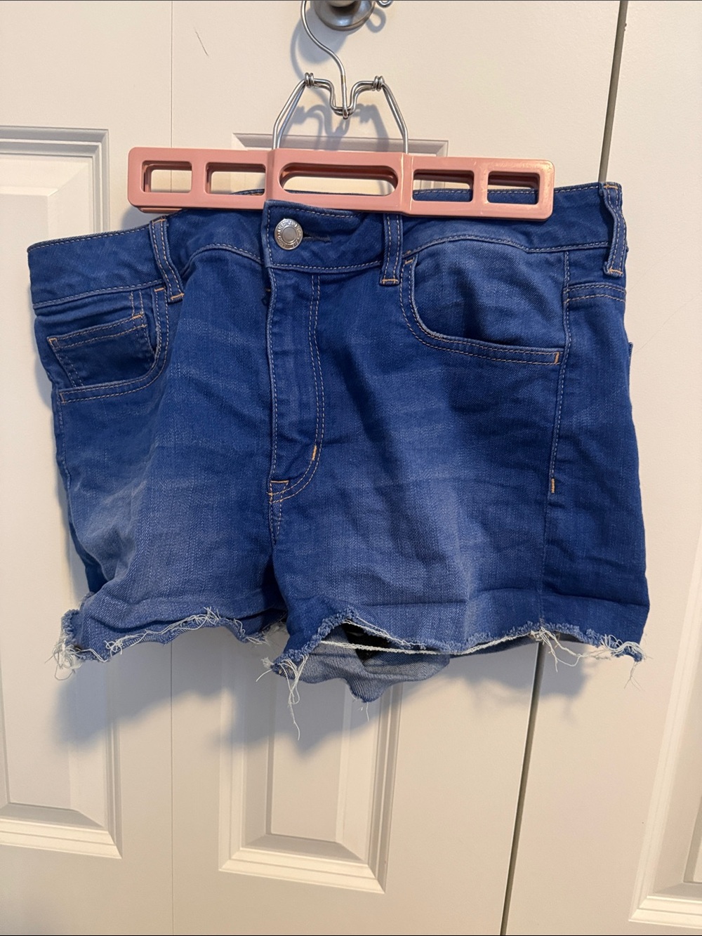 American Eagle Outfitters Blue Denim Cutoff Shorts